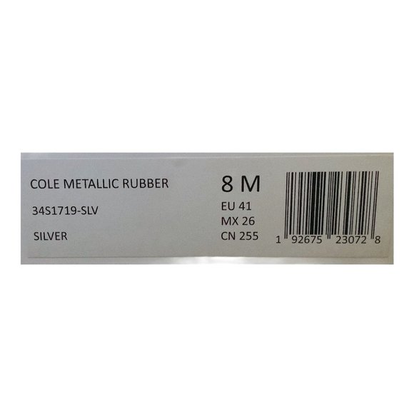 Calvin Klein Cole Metallic Rubber Ankle Boots - Picture 8 of 11